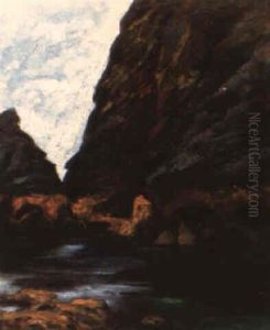 Rochers A La Pointe Des Poulains by Henry Bouvet