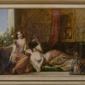 Orientalist Scene Of Women At Leisure