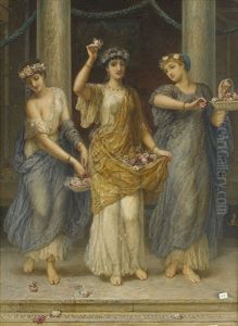 Tre Gracer by Augustus Jules Bouvier