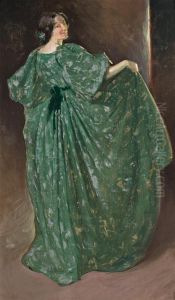 "green Girl, Juliette Very" by John White Alexander