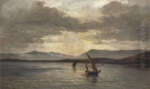Blick Auf Die Bucht Von Algier by Gustavus Arthur Bouvier
