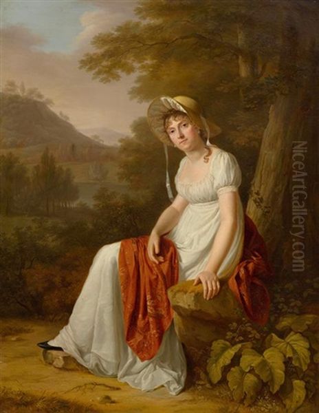 Portrat Von Madame Sara Bouvier-benoit - view 1