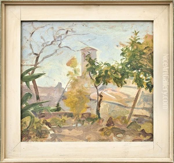 Blick Auf Den Kirchturm In Assisi - view 1