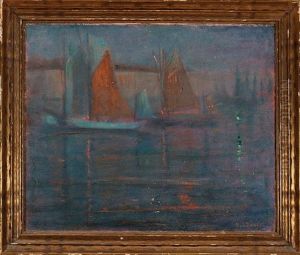 Nocturne Sailboats by Benjamin James Bowen