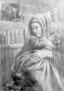 Femme Et Enfant by Benjamin James Bowen