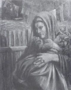 Femme Et Enfant by Benjamin James Bowen