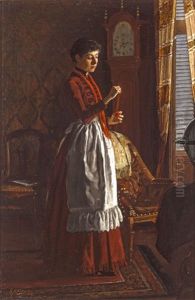 Winding The Yarn by George Newall Bowers