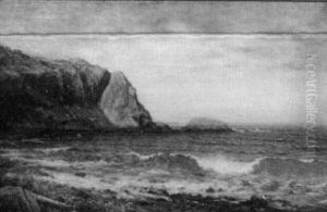 Indians Hunting Porpoise Off The New Brunswick Coast by George Newall Bowers