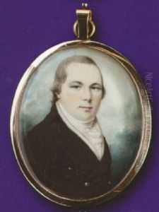 A Gentleman, Wearing Brown Coat, White Waistcoat by Joseph Bowring