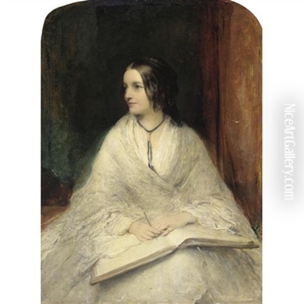 Portrait Of Jane Fortescue Seymour, Mrs. Coleridge, Later Lady Coleridge - view 1