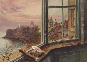 View From The Window Of Balcony House, Tynemouth by Alice Boyd