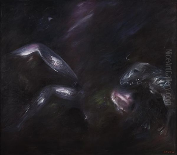 Woman And Dog - view 1
