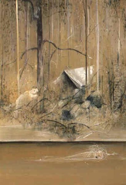 Figures And Tent - view 1