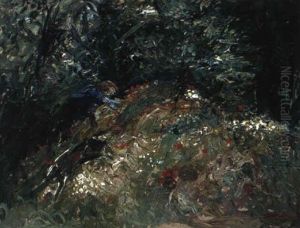 Child Picking Wildflowers by Arthur Merric Boyd