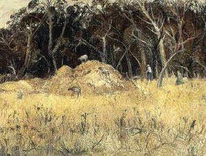 Sheep On The Mound by Arthur Merric Boyd
