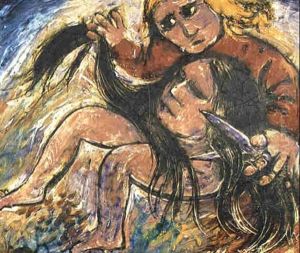 Samson And Delilah by Arthur Merric Boyd