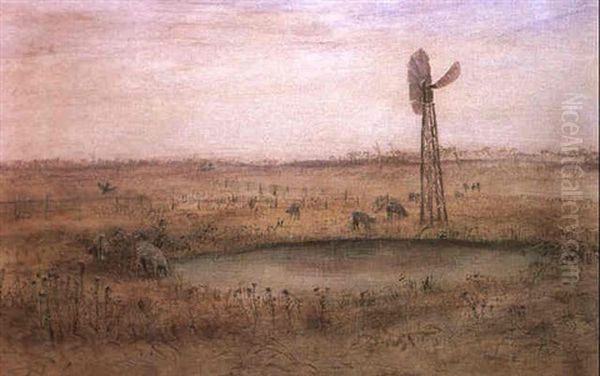 Wimmera Landscape And Dam - view 1