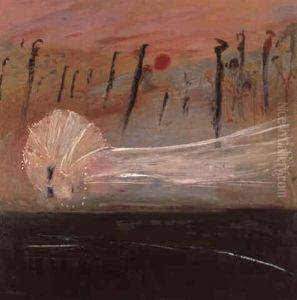 Bride In Shoalhaven Landscape by Arthur Merric Boyd