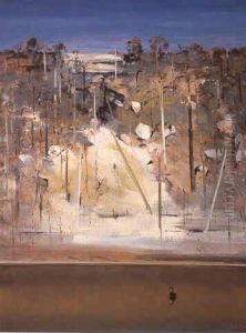 Riverbank, Black Swan by Arthur Merric Boyd
