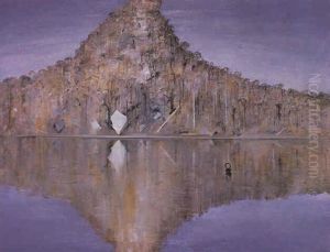 Black Swan On Shoalhaven River by Arthur Merric Boyd