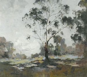 Landscape With White Gum by Penleigh Boyd
