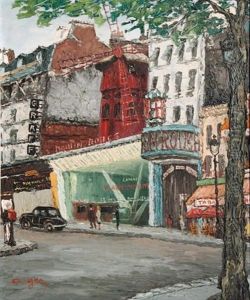 Le Moulin-rouge by Emile Boyer