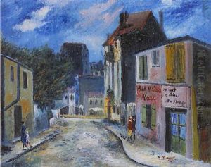 Montmartre, La Librairie Rose by Emile Boyer