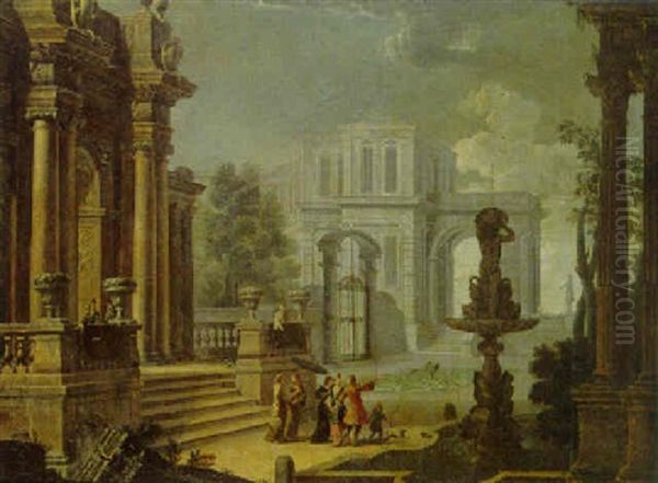Vue Du Parc D'un Palais Baroque - view 1
