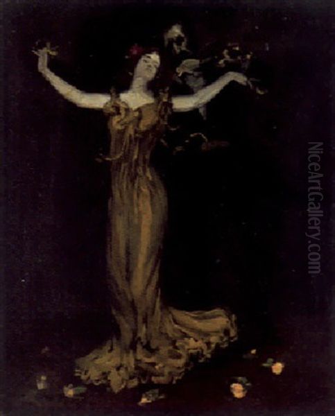 Tanzende Dame Mit Geiger - view 1