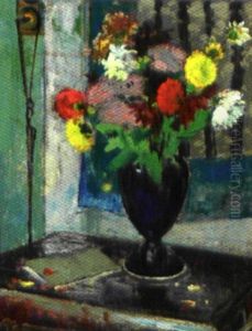 Opstilling Med Blomster I Vase