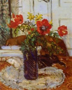 Rode Blomster by Peter Rostrup Boyesen