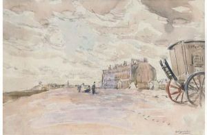 Walton On Naye: East Terrace; And Low Tide, Carter's Bathing Machines