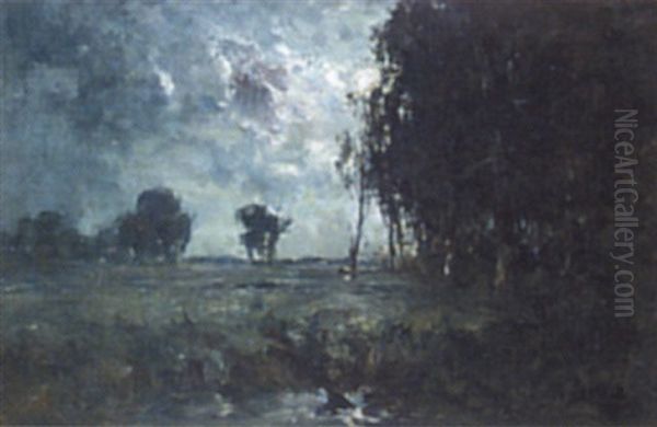 Moonlight Country Landscape - view 1