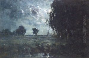 Moonlight Country Landscape