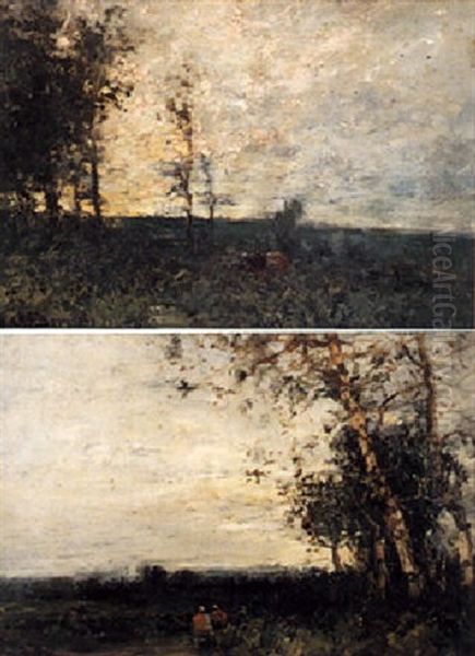 Figures In A Windy Landscape - view 1
