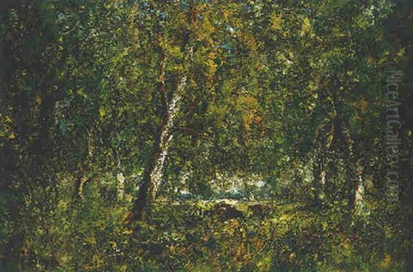 Blick Auf Waldlichtung Nach Impressionistischer Auffassung - view 1