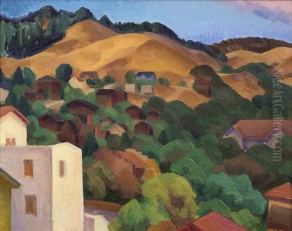 Hillside From My Window In Berkeley - view 1