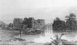 Assar Mahal, Beejapore, India by Thomas Shotter Boys