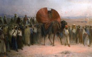 Procession De Mariage, Algerie by Honore Boze
