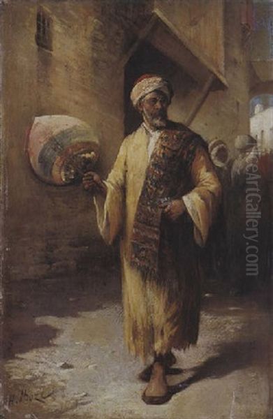 Riche Marchand Oriental Dans Une Rue - view 1
