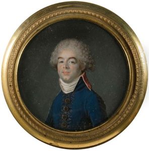 Portrait D'officier, Probablement Victor-leopold Berthier (versailles, 1770 - Paris, 1807), Frere Cadet Du Marechal by Joseph Boze
