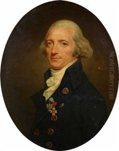 Portrait Du General Gaultier De Murnan (1748-1796) Portant L'ordre Des Cincinati
