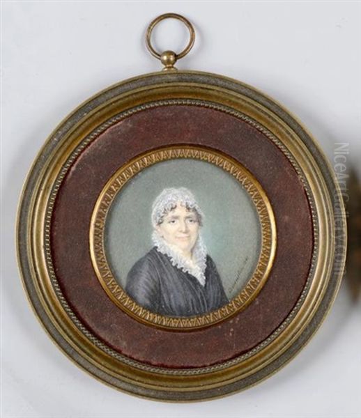 Portrait De Femme En Buste De Trois-quarts Vers La Droite - view 1