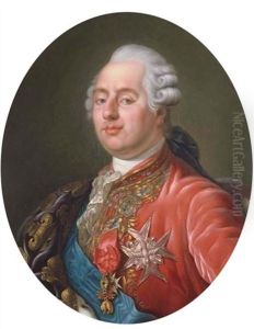 King Louis Xvi Of France Wearing The Order Of The Golden Fleece, The Order Of Saint Esprit And The Order Of Saint Louis
