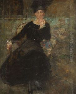 Portrait Of A Woman (blanca Mercere?) by Olga Boznanska