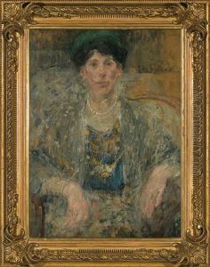 Lady With Shawl by Olga Boznanska