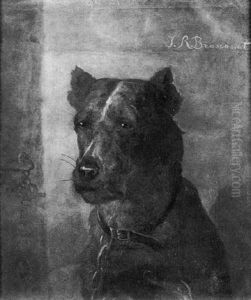 Portrait De Chien by Jacques Raymond Bracassat