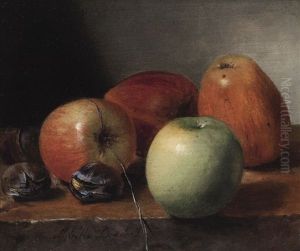 Bodegon Con Manzanas Y Castanas