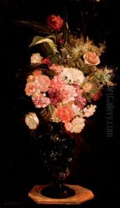 Bodegon De Flores by Jose Maria Bracho Murillo