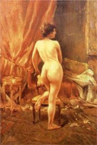Interior Scene With Female Nude Interior Scene With Female Nude